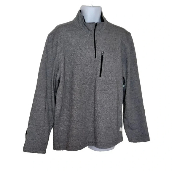 Magellan Outdoors Men's Hickory Canyon 1/4-Zip Pullover Sweatshirt Size L - Picture 2 of 10